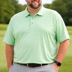 Ben Hogan Performance Men’s 2XL Lime Green Golf Polo Shirt EUC